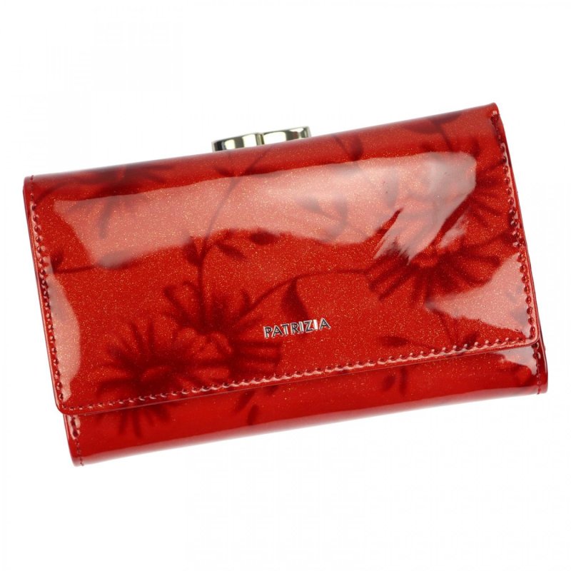 Luxusní dámská kožená peněženka Roslin, červená
