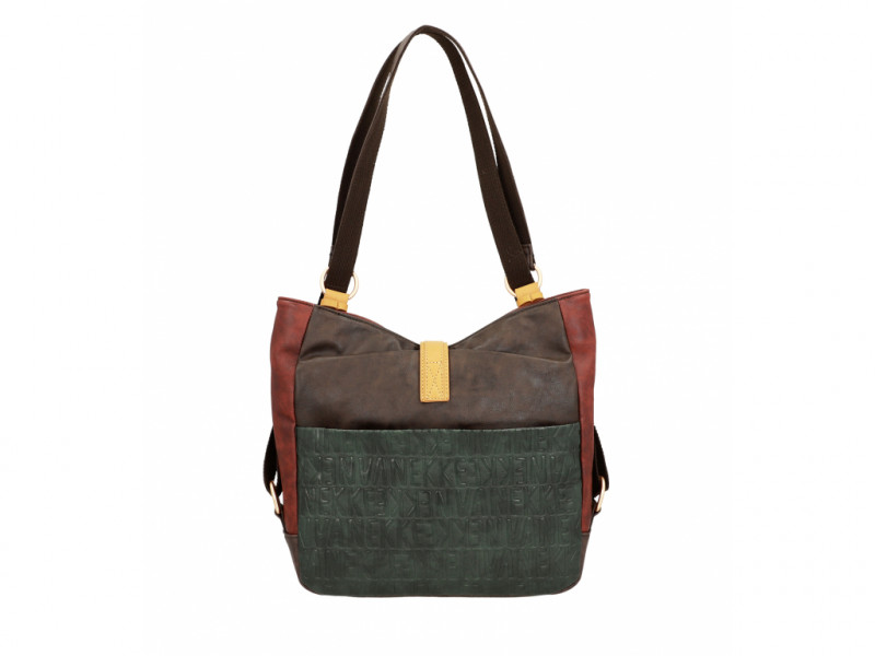 Dámská koženková kabelka/batoh Anekke Urban Forest, zelená