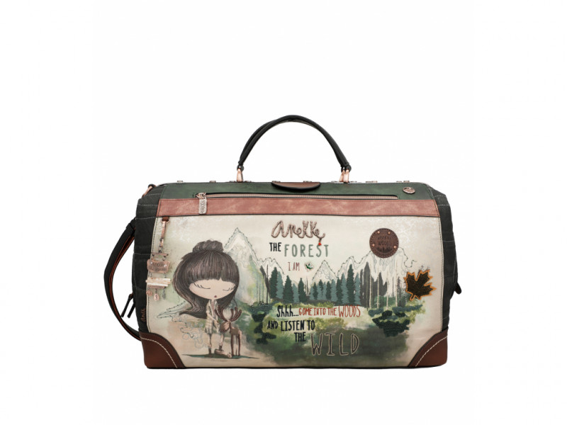 Dámská koženková cestovní taška Anekke Forest