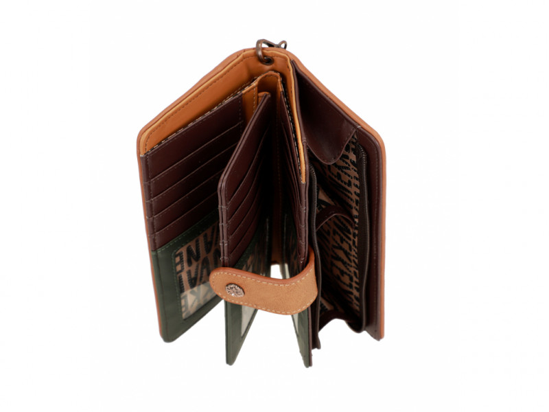 Dámská koženková peněženka Anekke Wild Forest, velká