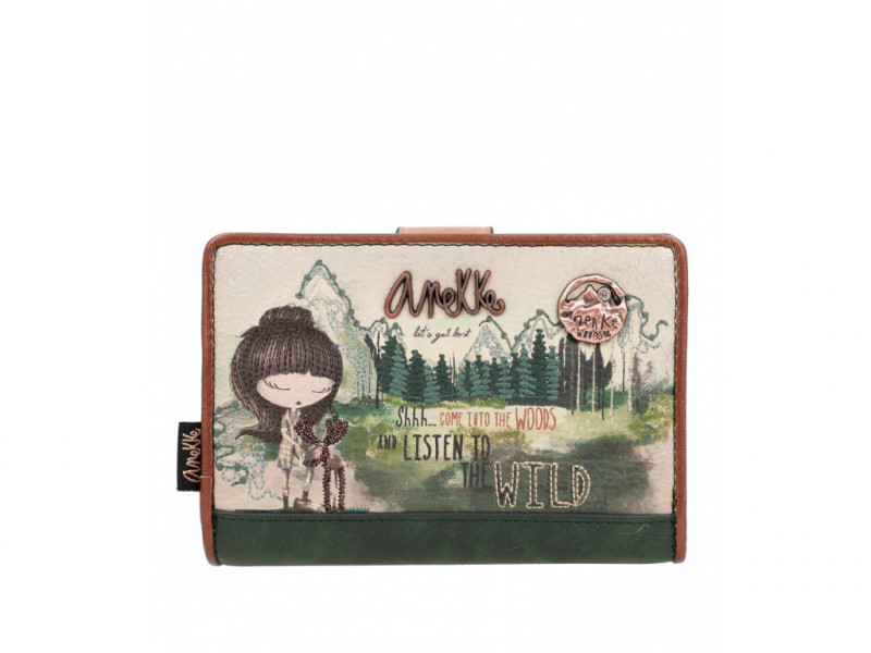 Dámská koženková peněženka Anekke Forest, střední