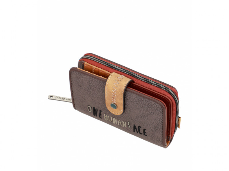 Dámská koženková peněženka Anekke Voice, střední červená