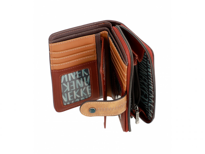 Dámská koženková peněženka Anekke Voice, střední červená