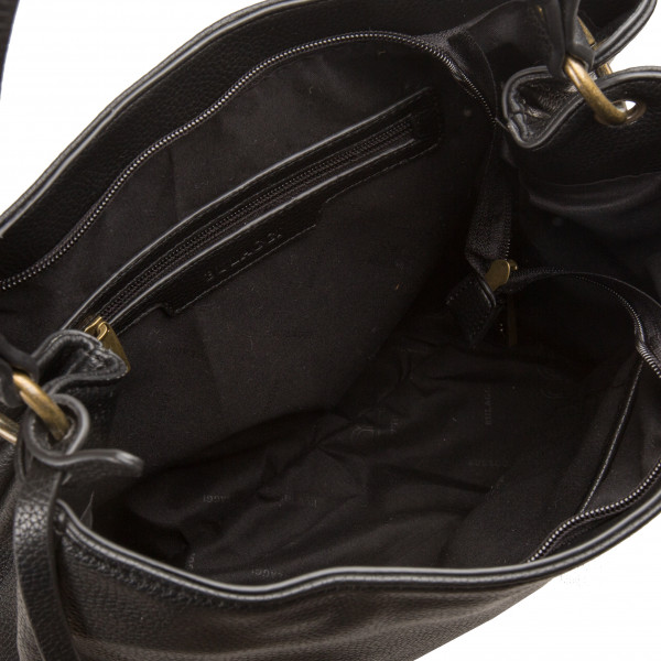 Luxusní dámská koženková kabelka přes rameno Bulaggi Bubbles, černá