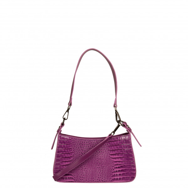 Luxusní dámská koženková kabelka přes rameno Bulaggi Leann, fialová