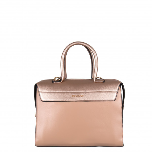 Luxusní dámská koženková kabelka do ruky Bulaggi Esmee, světle růžová