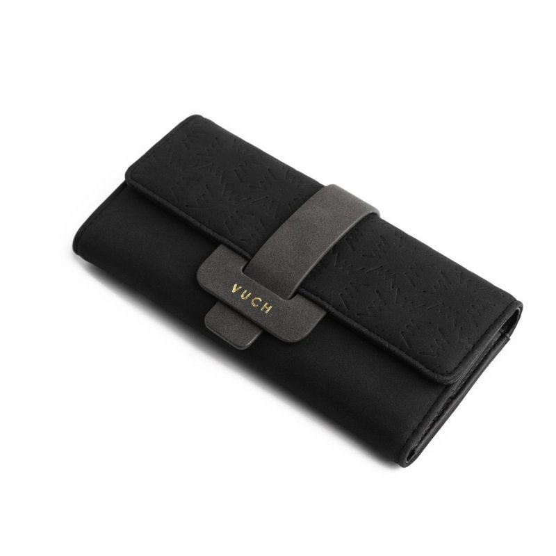 Dámská koženková peněženka VUCH Chieta, černá
