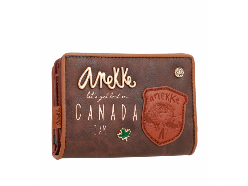 Trendová dámská koženková peněženka Anekke Urban Forest, střední