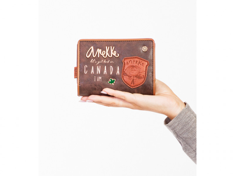 Trendová dámská koženková peněženka Anekke Urban Forest, střední