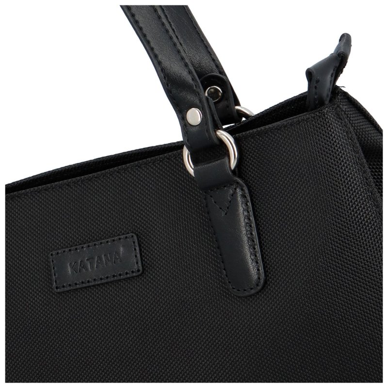 Dámská lehká textilní kabelka Gatien, černá