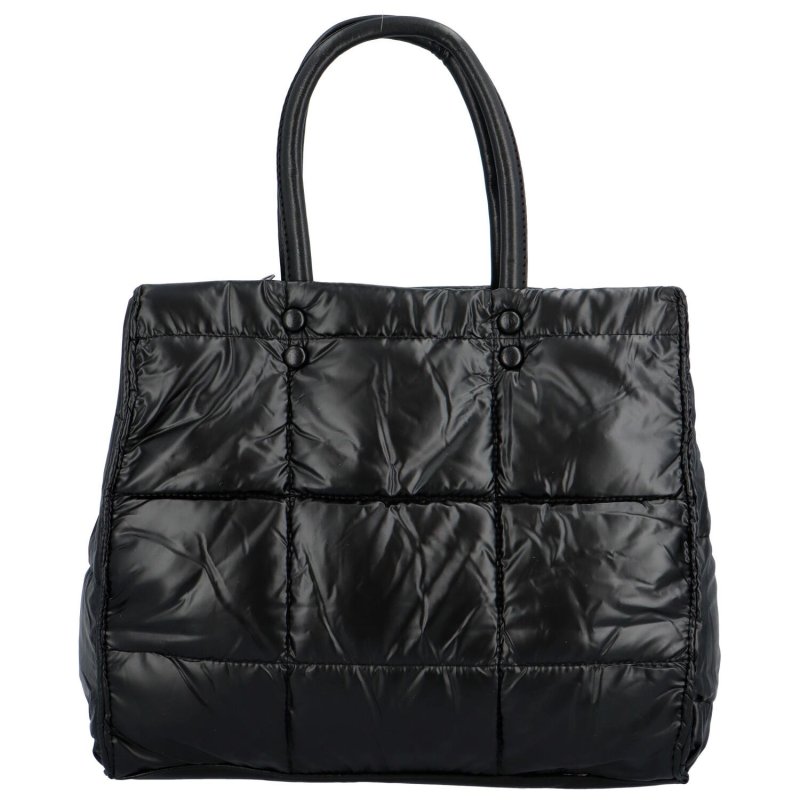Nápadná dámská lehká taška s prošíváním Ella, černá
