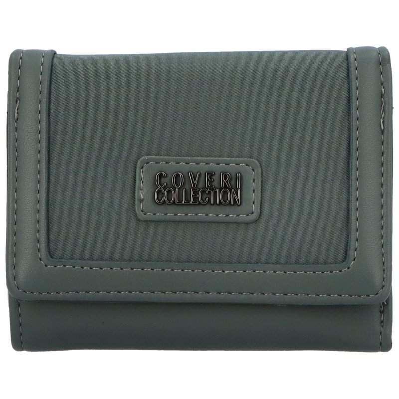 Menší dámská koženková peněženka Tadeo, zelená