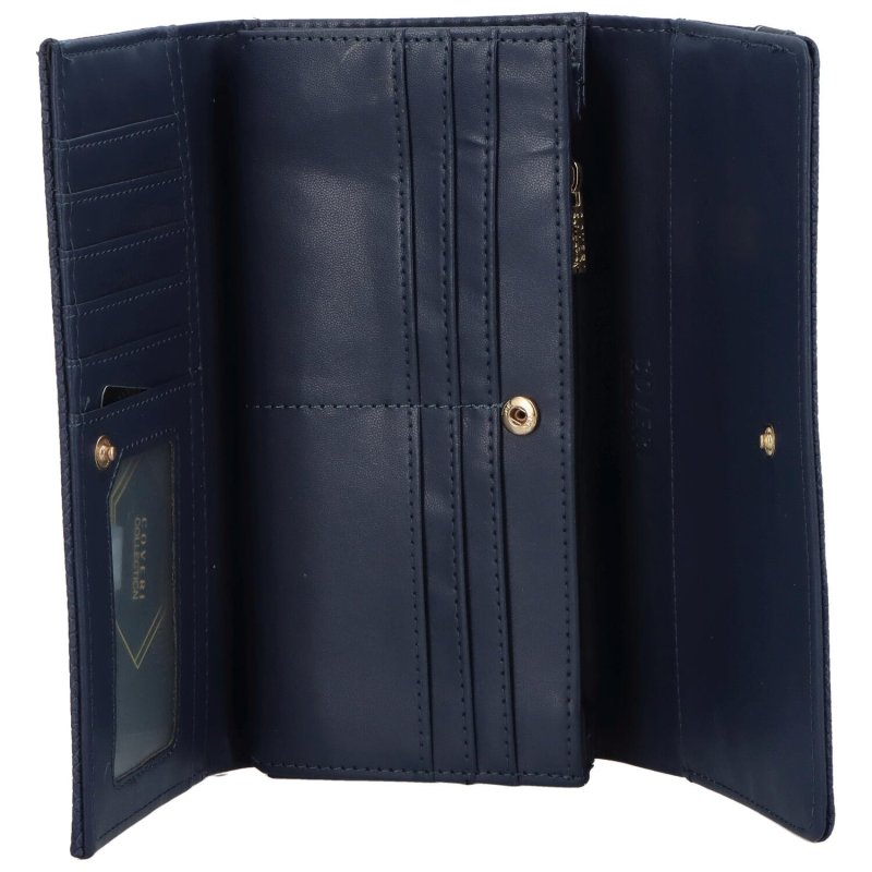 Stylová dámská koženková peněženka Boke, modrá