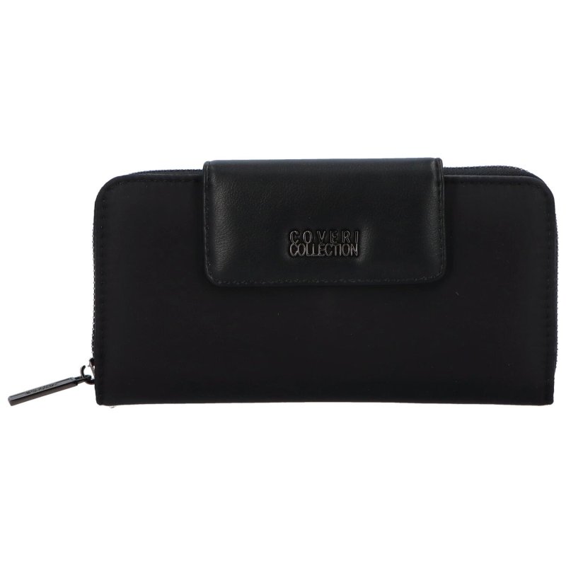 Trendová dámská koženková peněženka Funo, černá