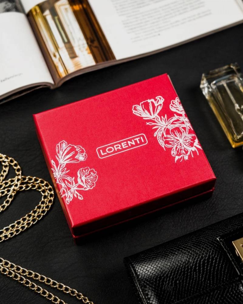 Luxusní dámská kožená peněženka Eriko, červená