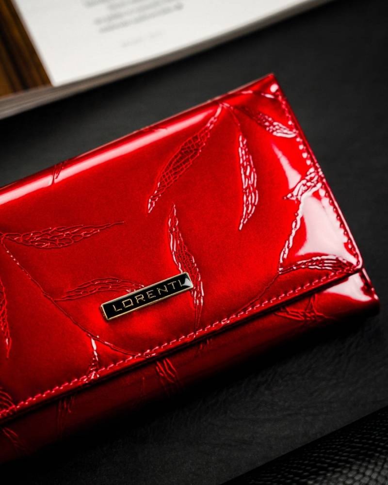 Luxusní dámská kožená peněženka Eriko, červená