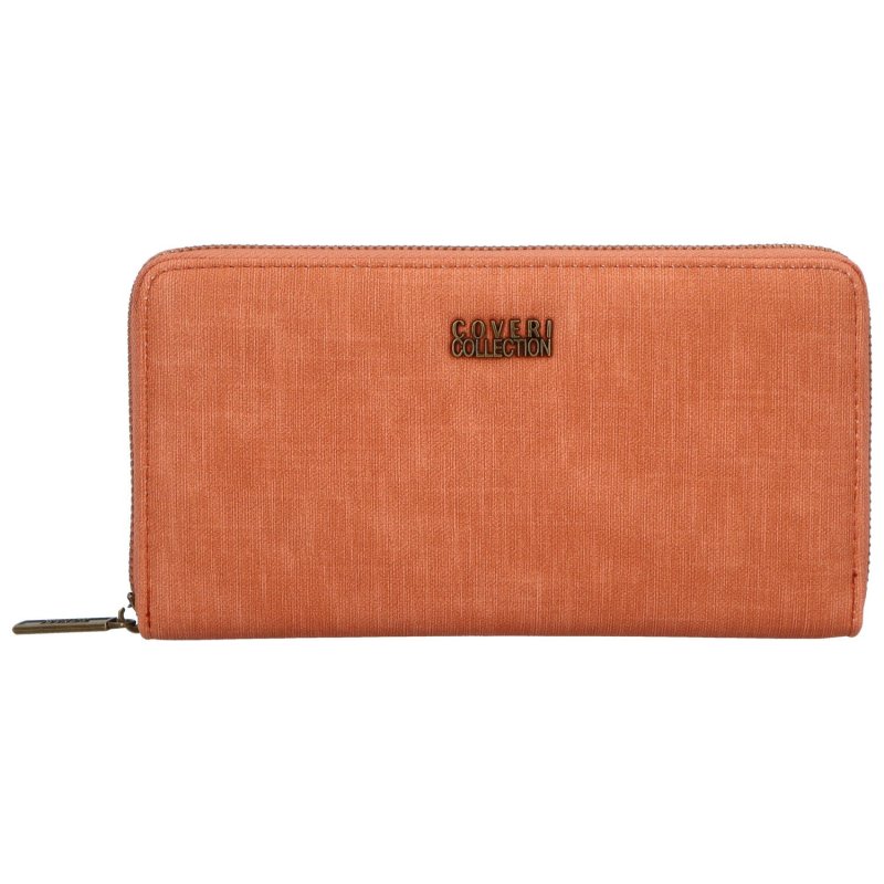 Trendová dámská koženková peněženka Sonu, oranžová