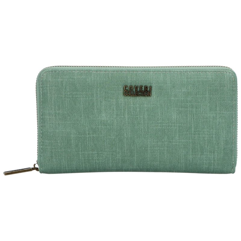 Trendová dámská koženková peněženka Sonu, zelená
