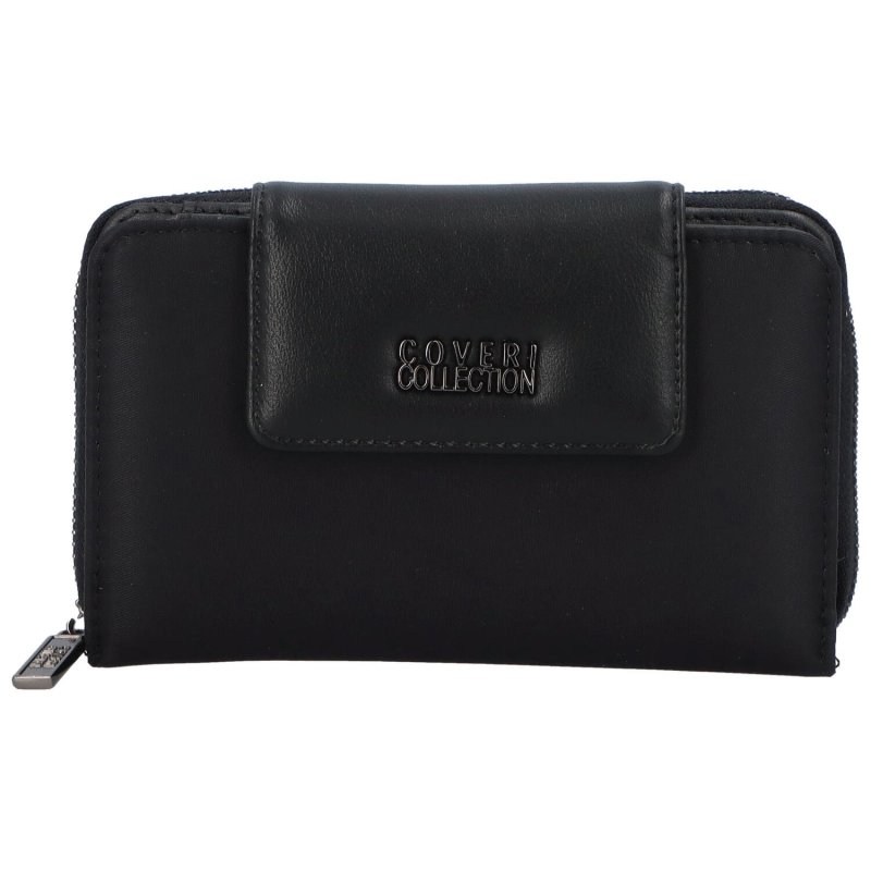 Trendová dámská koženková peněženka Dari, černá
