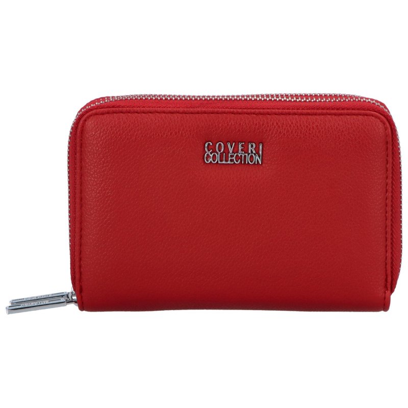 Trendová dámská koženková peněženka Fijo, červená