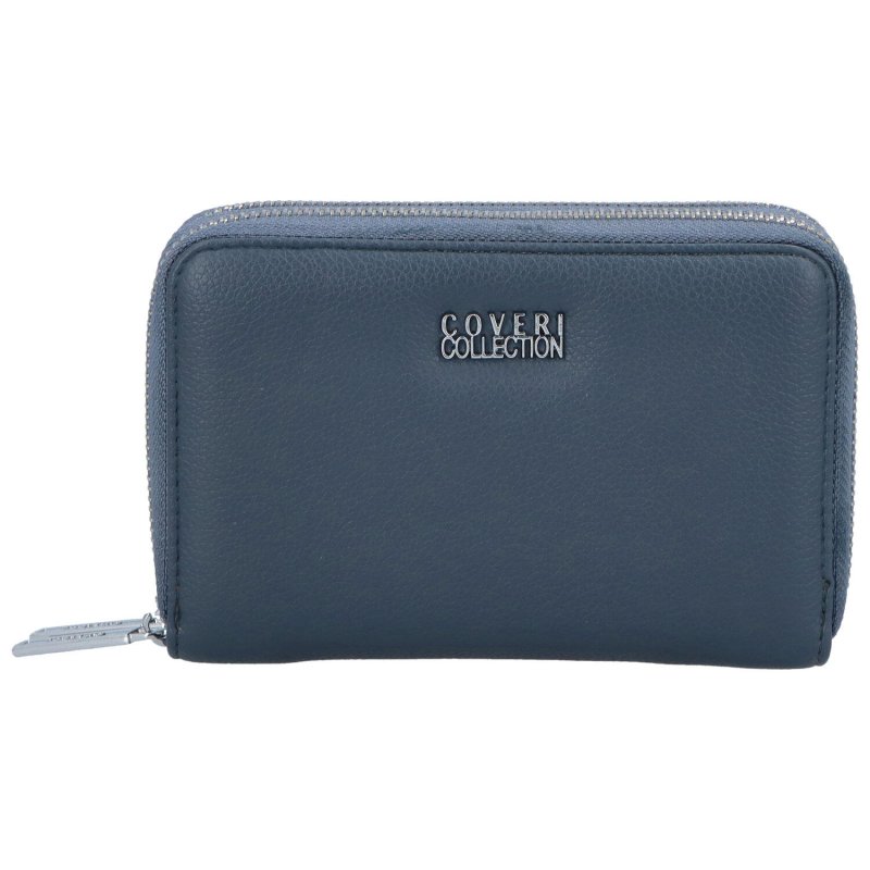 Trendová dámská koženková peněženka Fijo, modrá