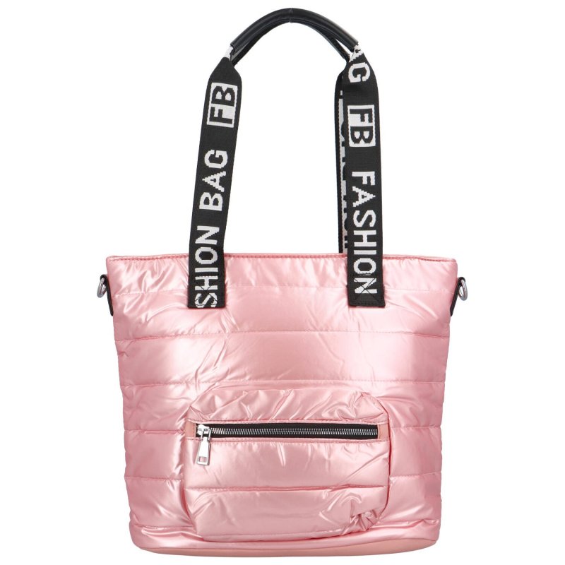 Volnočasová dámská vatovaná taška  Marinos, růžová