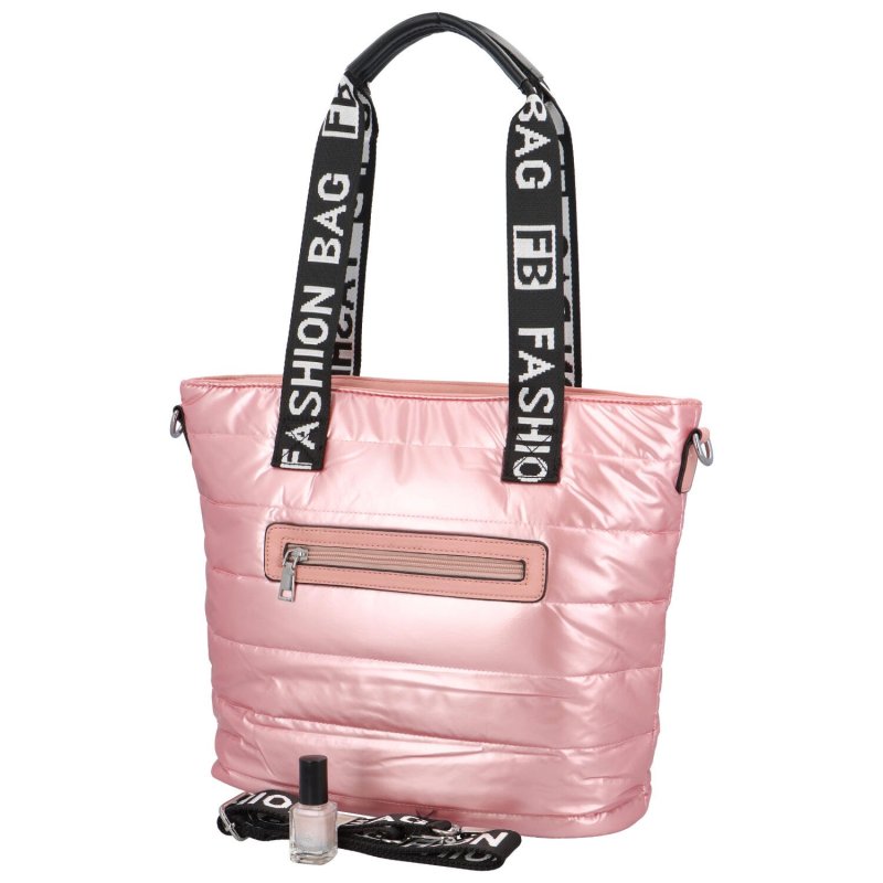 Volnočasová dámská vatovaná taška  Marinos, růžová