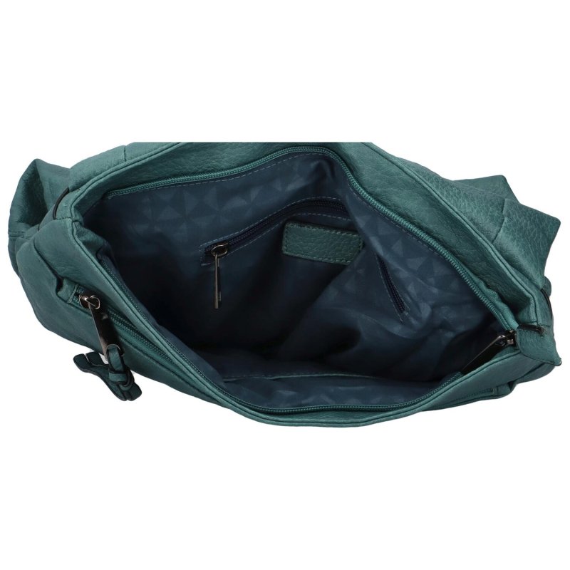 Stylový městský dámský koženkový batoh Sarah, zelená