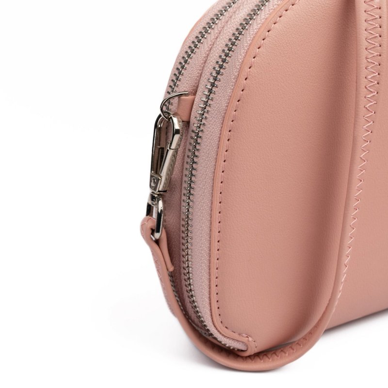 Trendová dámská koženková kabelka VUCH Ebora, růžová