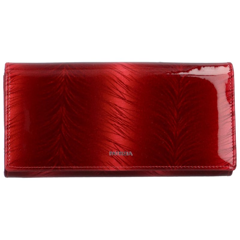 Luxusní dámská kožená peněženka Estel, červená