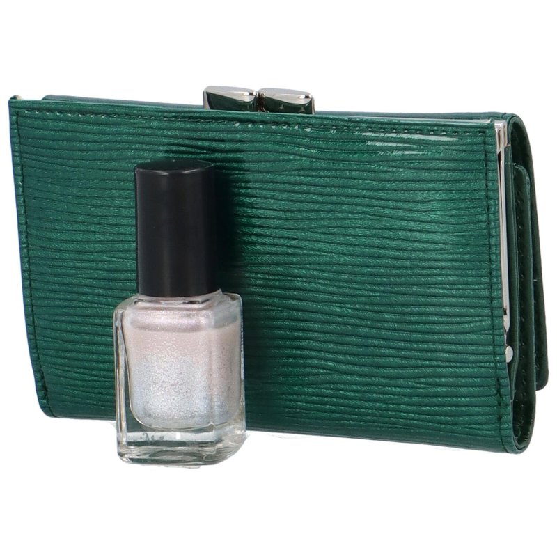 Luxusní dámská kožená peněženka Ulrycha, zelená