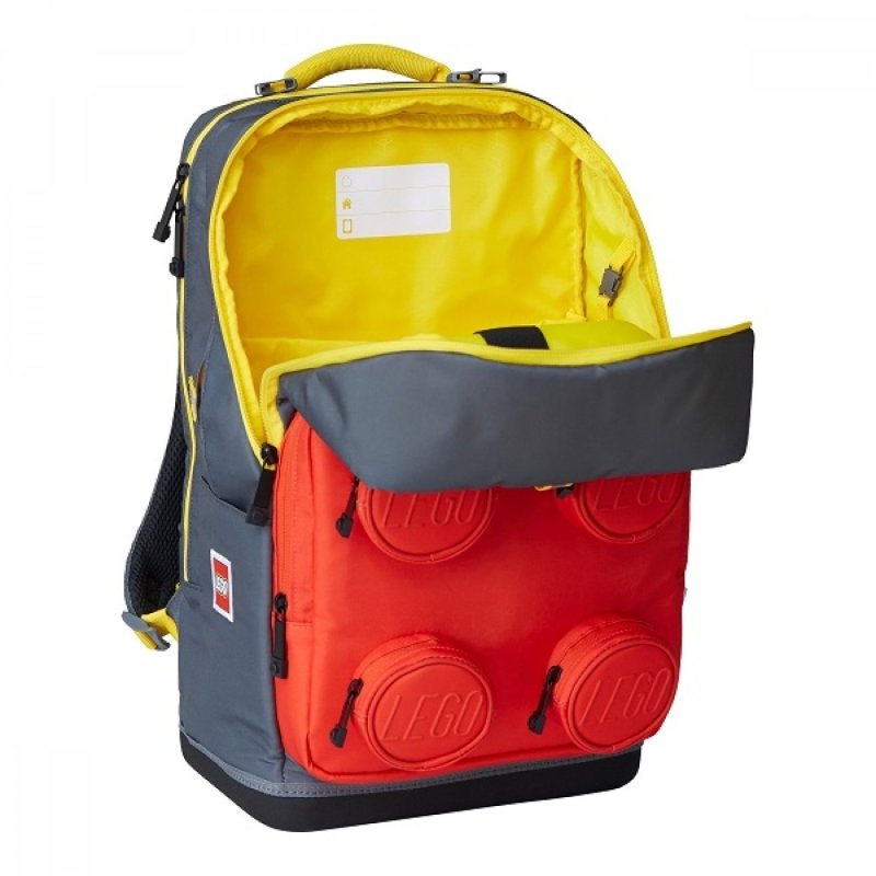 LEGO Titanium/Red Signature Maxi Plus - školní batoh