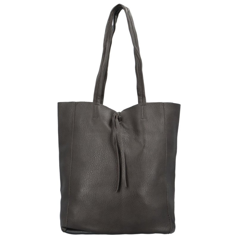 Velká prostorná shopper taška Santee, tmavě šedá