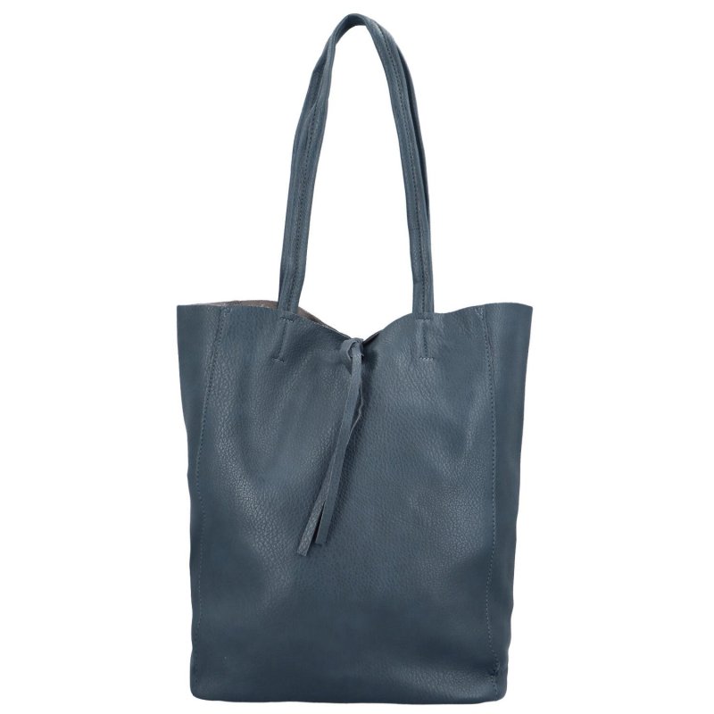 Velká prostorná shopper taška Santee, modrá