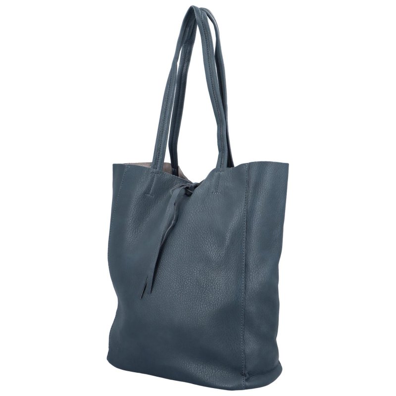 Velká prostorná shopper taška Santee, modrá
