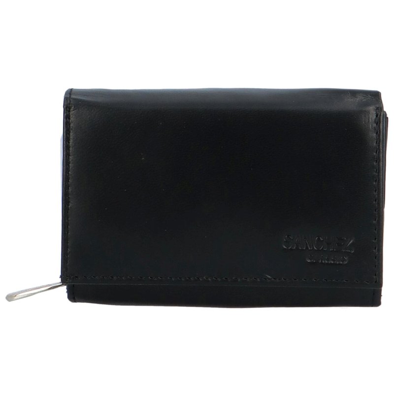 Luxusní dámská kožená peněženka Lívia, černá