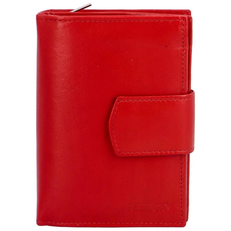 Luxusní dámská kožená peněženka Dorka, červená