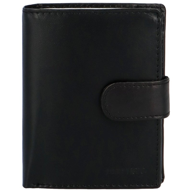 Luxusní pánská kožená peněženka Guko, černá