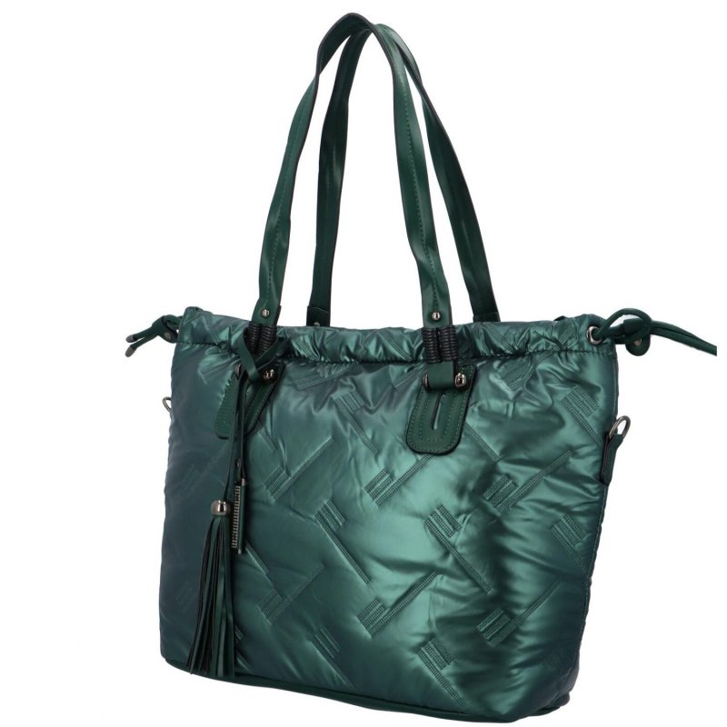 Trendová dámská kabelka Borka, zelená