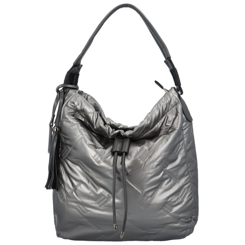 Trendová dámská kabelka Alika, stříbrná