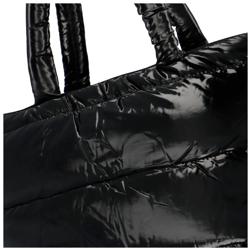 Módní prošívaná dámská taška Carson, černá