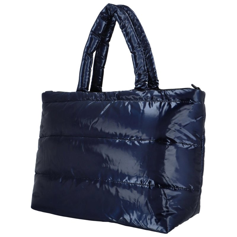 Módní prošívaná dámská taška Carson, tmavě modrá