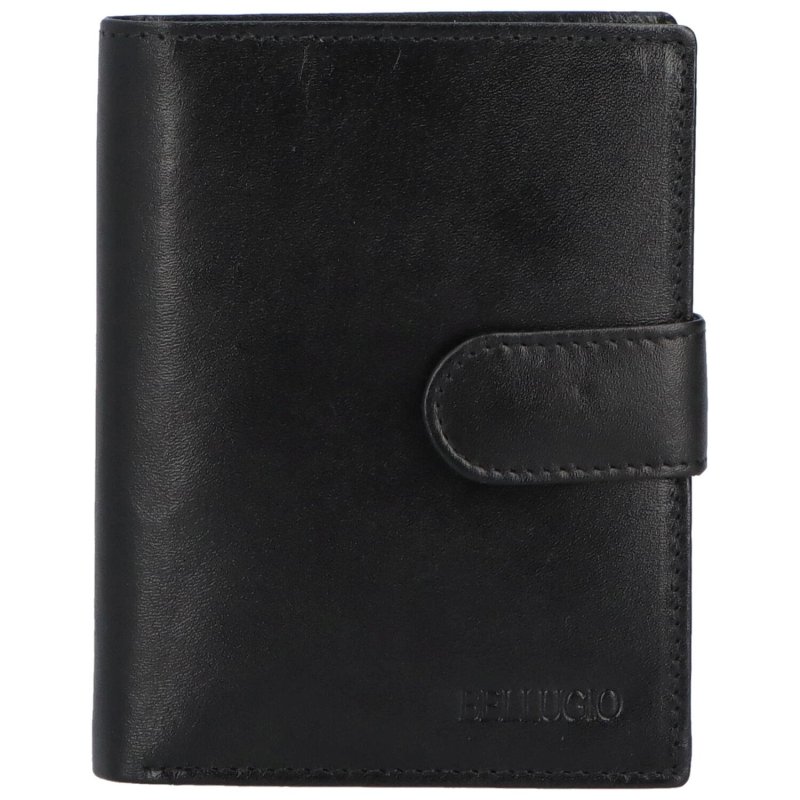 Pánská kožená peněženka šitá na výšku Aldo, černá