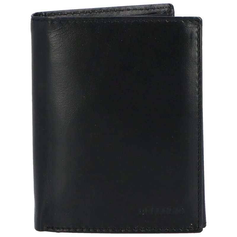 Luxusní pánská kožená peněženka Guko, černá new