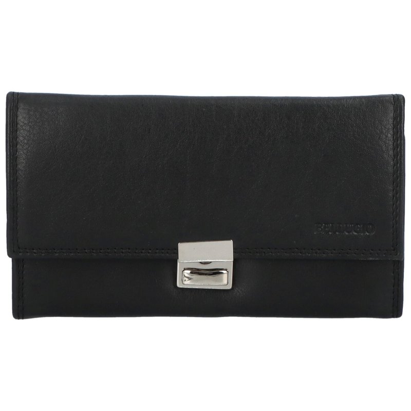 Luxusní dámská kožená peněženka Efip, černá