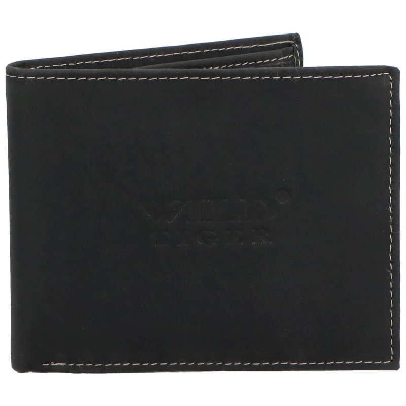 Luxusní pánská kožená peněženka Voko, černá