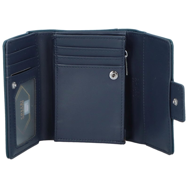Menší dámská kombinovaná peněženka Lane, modrá