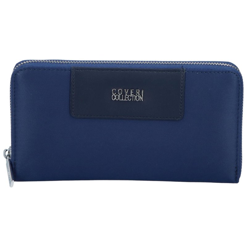 Velká pouzdrová kombinovaná dámská peněženka Tia, tmavě modrá