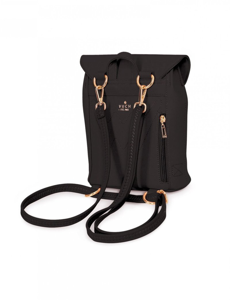 Stylový dámský koženkový kabelko/batoh VUCH Balbo, černá