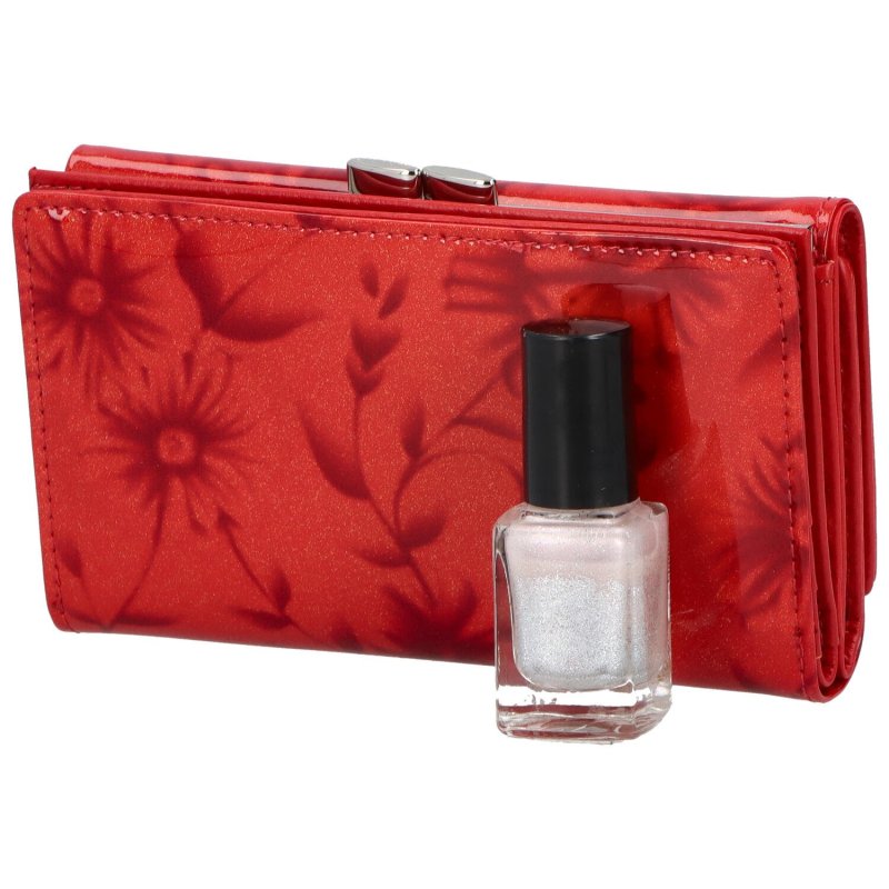 Luxusní dámská kožená peněženka Roslin,  červená NEW